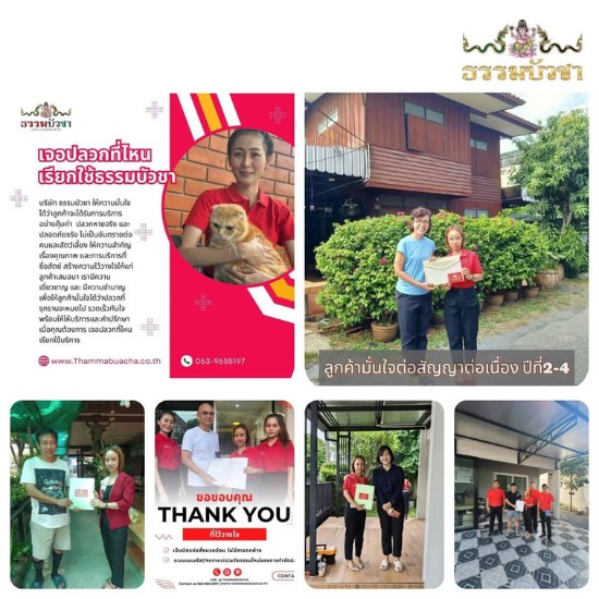 ธรรมบัวชา กำจัดปลวก