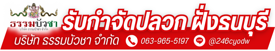 รับกำจัดปลวก ฝั่งธนบุรี